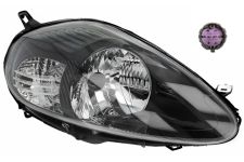 Faro delantero Fiat Punto 2008-2012 8 pins / base negra / derecho