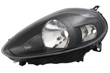 Faro delantero Fiat Punto 2012-2018 base negra / izquierdo