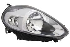 Faro delantero Fiat Punto Evo 2009-2012 base cromada / derecho