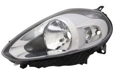 Faro delantero Fiat Punto Evo 2009-2012 base cromada / izquierdo