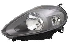 Faro delantero Fiat Punto Evo 2009-2012 base gris / izquierdo