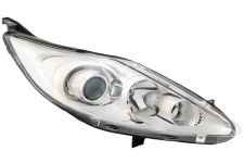Faro delantero Ford Fiesta 2008-2013 base cromada / derecho