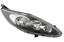 Faro delantero Ford Fiesta 2008-2013 base negra / derecho