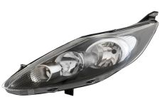 Faro delantero Ford Fiesta 2008-2013 base negra / izquierdo
