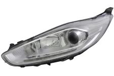 Faro delantero Ford Fiesta 2013-2017 base cromada / led / izquierdo