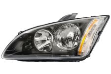 Faro delantero Ford Focus 2005-2008 base negra / izquierdo
