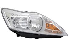 Faro delantero Ford Focus 2008-2011 base cromada / derecho