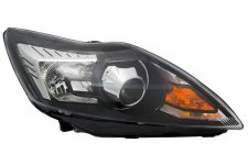 Faro delantero Ford Focus 2008-2011 xenon / base negra / cromada / derecho
