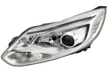 Faro delantero Ford Focus 2011-2015 base cromada / xenon / izquierdo