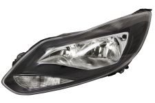 Faro delantero Ford Focus 2011-2015 base negra / izquierdo