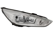 Faro delantero Ford Focus 2015-2018 base cromada / lampara h7+h1+led / derecho