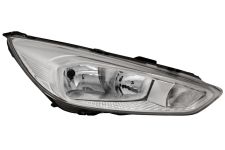 Faro delantero Ford Focus 2015-2018 base cromada / lampara h7+h15 / derecho