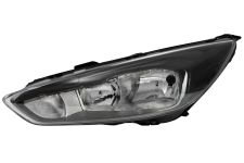 Faro delantero Ford Focus 2015-2018 base negra / lampara h7+h1 / izquierdo
