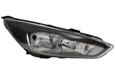 Faro delantero Ford Focus 2015-2018 base negra / lampara h7+h15 / derecho
