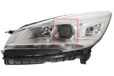 Faro delantero Ford Kuga 2013-2016 xenon / negro / izquierdo