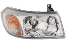 Faro delantero Ford Transit 2000-2006 base cromada / con reflector / derecho