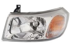 Faro delantero Ford Transit 2000-2006 base cromada / con reflector / izquierdo