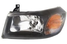 Faro delantero Ford Transit 2000-2006 base negra / con reflector / izquierdo