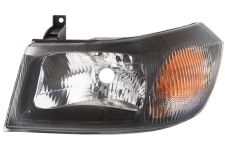 Faro delantero Ford Transit 2000-2006 base negra / sin reflector / izquierdo