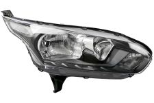 Faro delantero Ford Transit Connect 2014-2015 base negra / derecho
