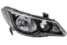 Faro delantero Honda Civic 2009-2012 4 puertas / base negra / derecho