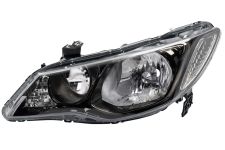 Faro delantero Honda Civic 2009-2012 4 puertas / base negra / izquierdo