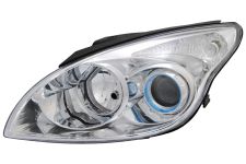 Faro delantero Hyundai I30 2010-2012 base cromada / con motor / izquierdo