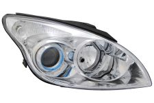 Faro delantero Hyundai I30 2010-2012 base cromada / derecho