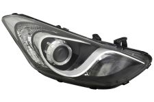 Faro delantero Hyundai I30 2012-2015 lampara h7+h7 / derecho