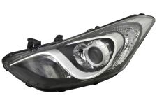 Faro delantero Hyundai I30 2012-2016 lampara h7+h7+h7 / detalle cromado / izquierdo