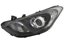Faro delantero Hyundai I30 2012-2016 lampara h7+h7+h7 / detalle negro / izquierdo