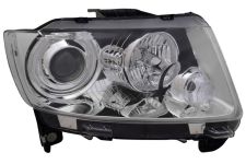 Faro delantero Jeep Compass 2011-2017 base cromada / derecho