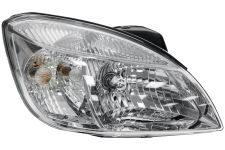 Faro delantero Kia Rio 2006-2011 base cromada / derecho