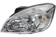 Faro delantero Kia Rio 2006-2011 base cromada / izquierdo