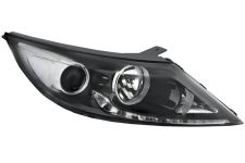 Faro delantero Kia Sportage 2010-2014 base negra / con luz diurna / led / derecho