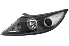 Faro delantero Kia Sportage 2010-2014 base negra / izquierdo