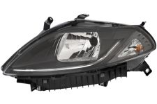 Faro delantero Lancia Ypsilon 2011-2015 base negra / led / izquierdo