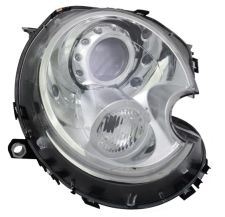 Faro delantero Mini One 2007-2010 xenon / base cromada / piloto blanco / derecho