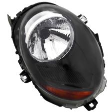 Faro delantero Mini One 2018-2021 fondo negro / piloto ambar / derecho