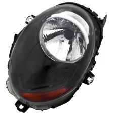 Faro delantero Mini One 2018-2021 fondo negro / piloto ambar / izquierdo