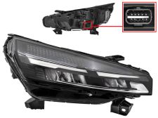 Faro delantero Mitsubishi Colt 2023-> full led / conector 9 pins / derecho