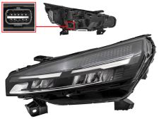 Faro delantero Mitsubishi Colt 2023-> full led / conector 9 pins / izquierdo