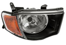 Faro delantero Mitsubishi L200 2005-2010 cabina doble / piloto ambar / electrica / derecho