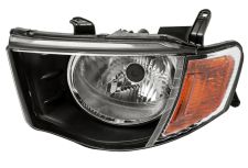 Faro delantero Mitsubishi L200 2005-2010 cabina doble / piloto ambar / electrica / izquierdo