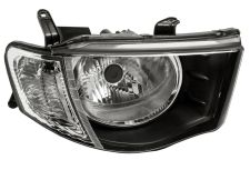 Faro delantero Mitsubishi L200 2005-2010 cabina doble / piloto blanco / electrica / derecho