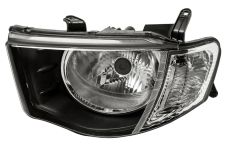 Faro delantero Mitsubishi L200 2005-2010 cabina doble / piloto blanco / electrica / izquierdo