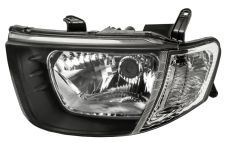 Faro delantero Mitsubishi L200 2005-2010 cabina simple / piloto blanco / manual / izquierdo