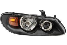 Faro delantero Nissan Almera 2003-2007 base negra / derecho