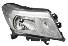 Faro delantero Nissan Navara 2015-> base cromada / derecho
