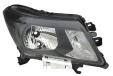 Faro delantero Nissan Navara 2015-> base negra / derecho